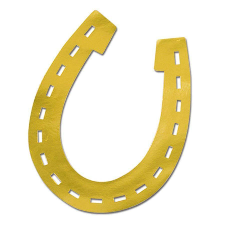 Gold Foil Horseshoe Cutout - A Taste of Kentucky