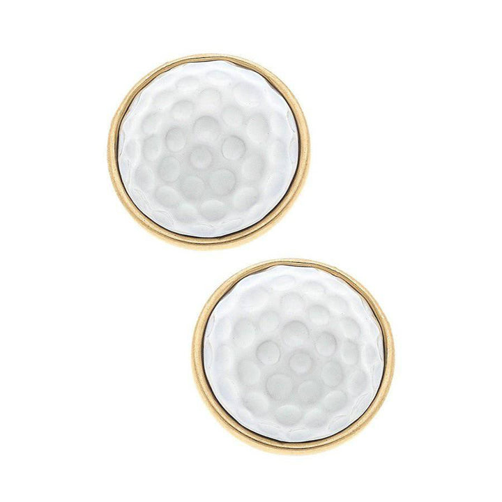 Golf Ball Stud Earrings - A Taste of Kentucky