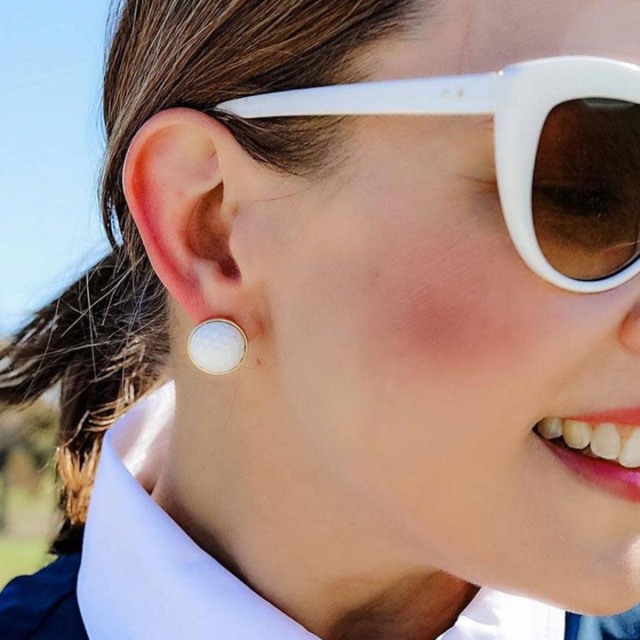 Golf Ball Stud Earrings - A Taste of Kentucky