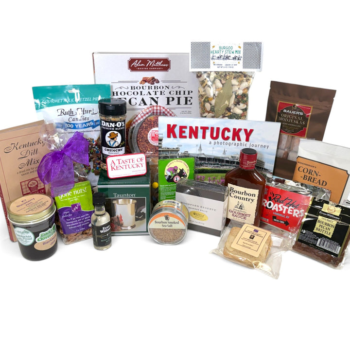 Governor's Choice Kentucky Gift Basket | Premium Bourbon, Gourmet Foods & Derby Keepsakes
