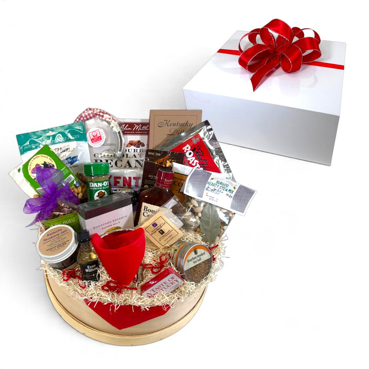 Governor's Choice Kentucky Gift Basket | Premium Bourbon, Gourmet Foods & Derby Keepsakes