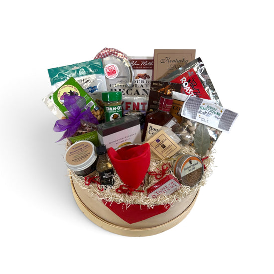 Governor's Choice Kentucky Gift Basket | Premium Bourbon, Gourmet Foods & Derby Keepsakes