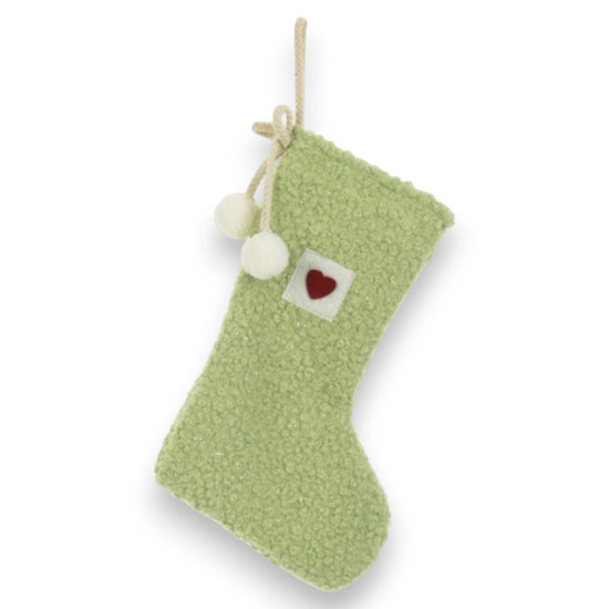 Knit Boucle Country Stocking