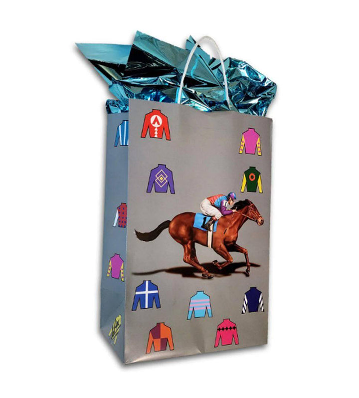 Grey Jockey Silk Gift Bag - A Taste of Kentucky