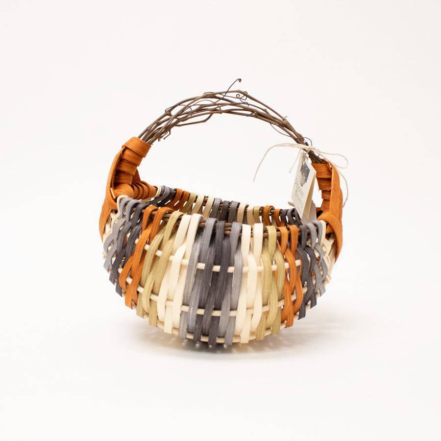 Colorful Ratten Basket Handcrafted Designer Rattan Baskets