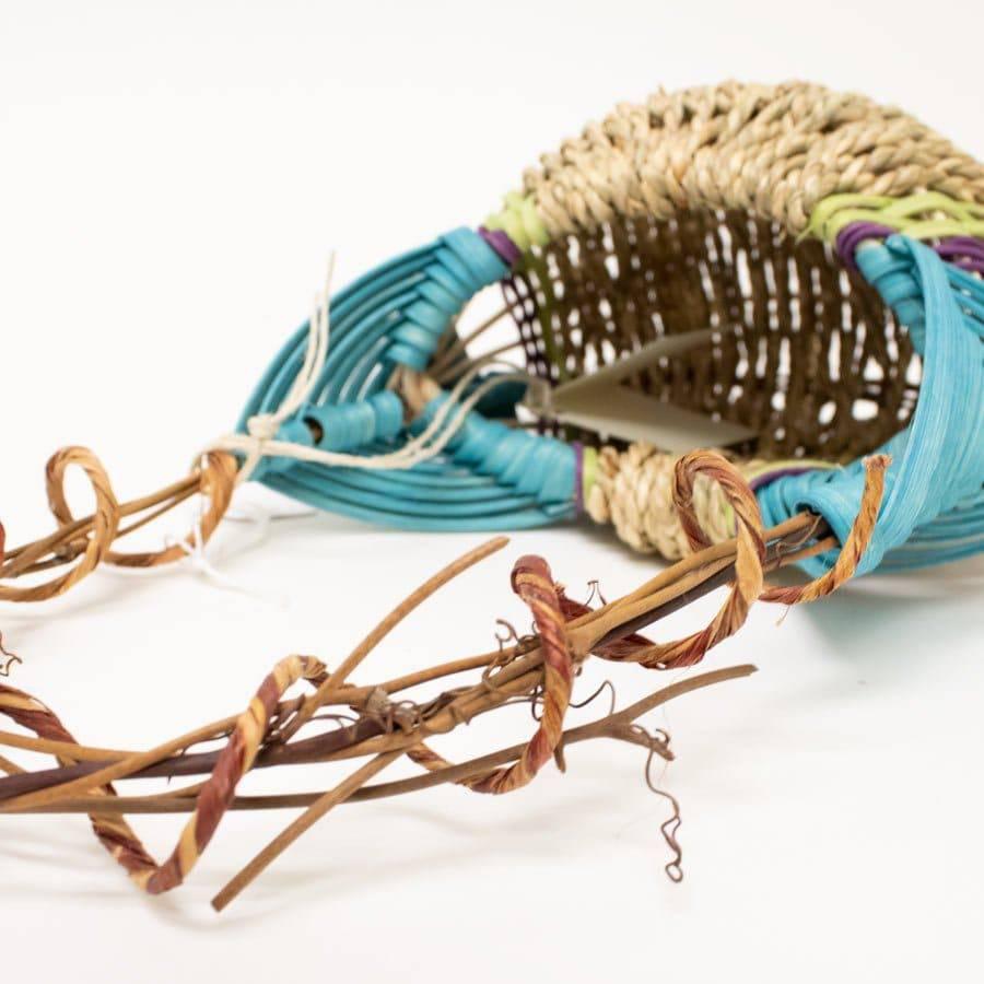 Handcrafted Designer Sea Grass Wall Hanging Baskets - A Taste of Kentucky