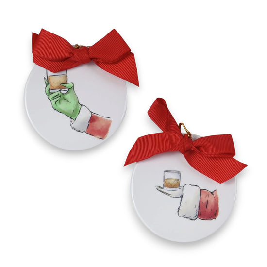Glass of Bourbon Ornaments