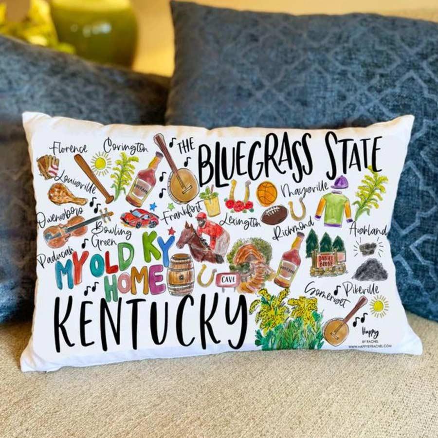 Happy by Rachel - Kentucky Pillow - A Taste of Kentucky