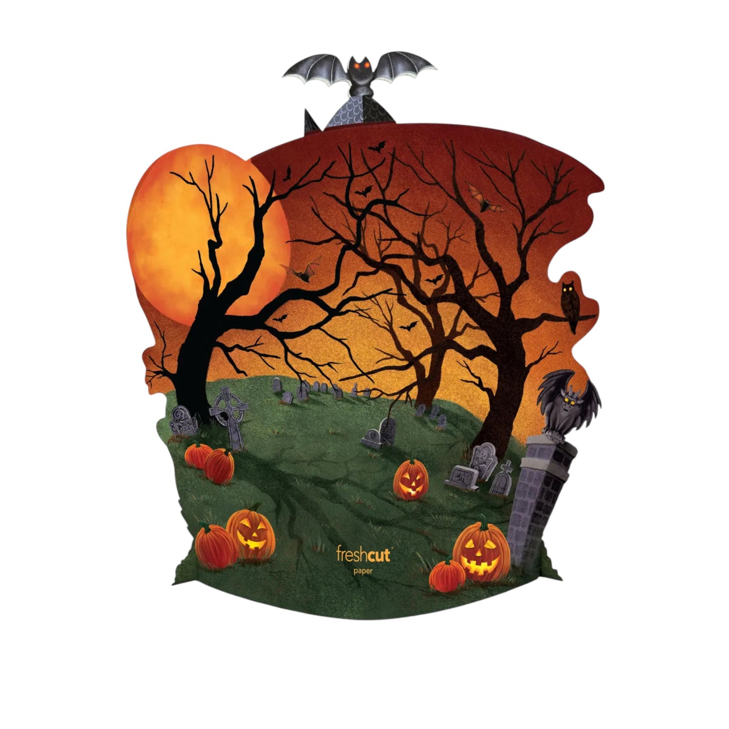 Haunted House Pop-Up Decoration Card - A Taste of Kentucky