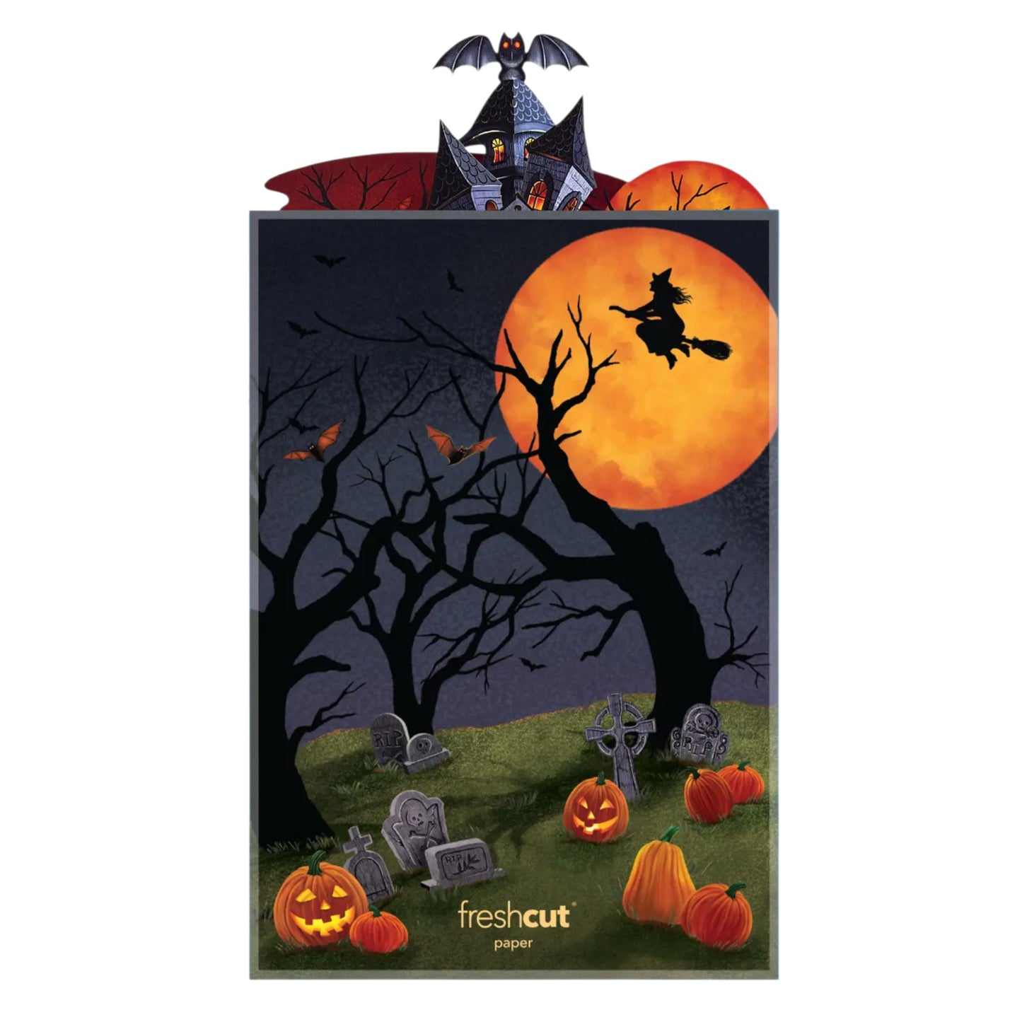 Haunted House Pop-Up Decoration Card - A Taste of Kentucky