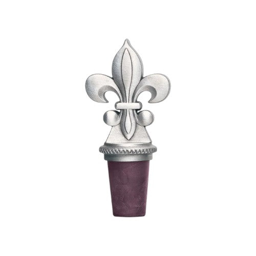 Heritage Pewter Bottle Stopper – Six Designs: Horseshoe, Horse, Golf Ball, Female Golfer, Male Golfer & Fleur-de-Lis - A Taste of Kentucky