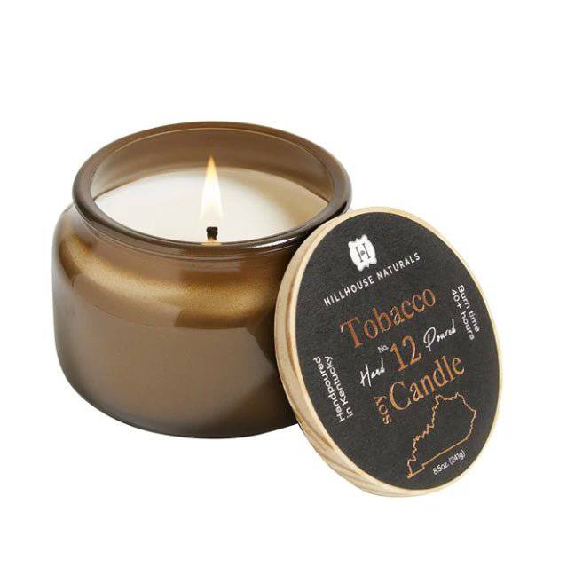 Hillhouse Naturals Tobacco Soy Candle - A Taste of Kentucky