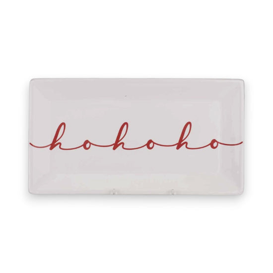 Ho Ho Ho Rectangle Platter - A Taste of Kentucky