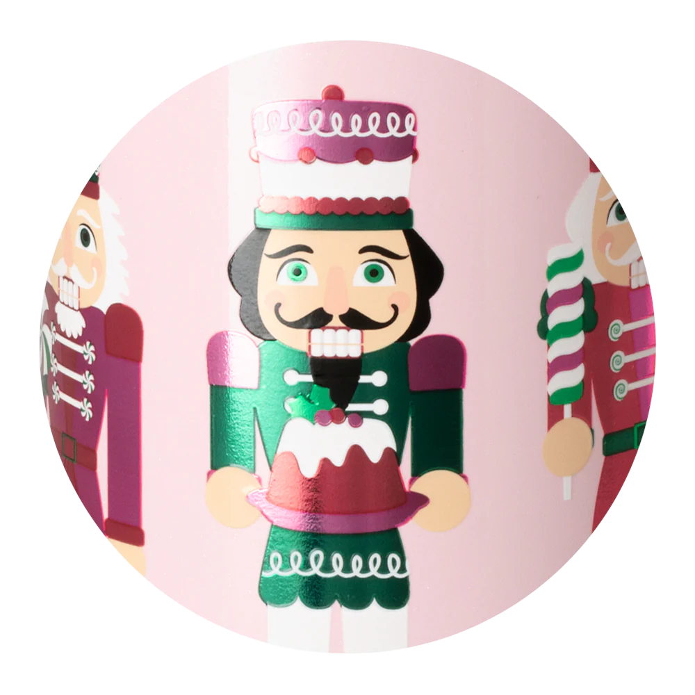 Pink Swig Sugar Plum Soldier nutcracker pattern