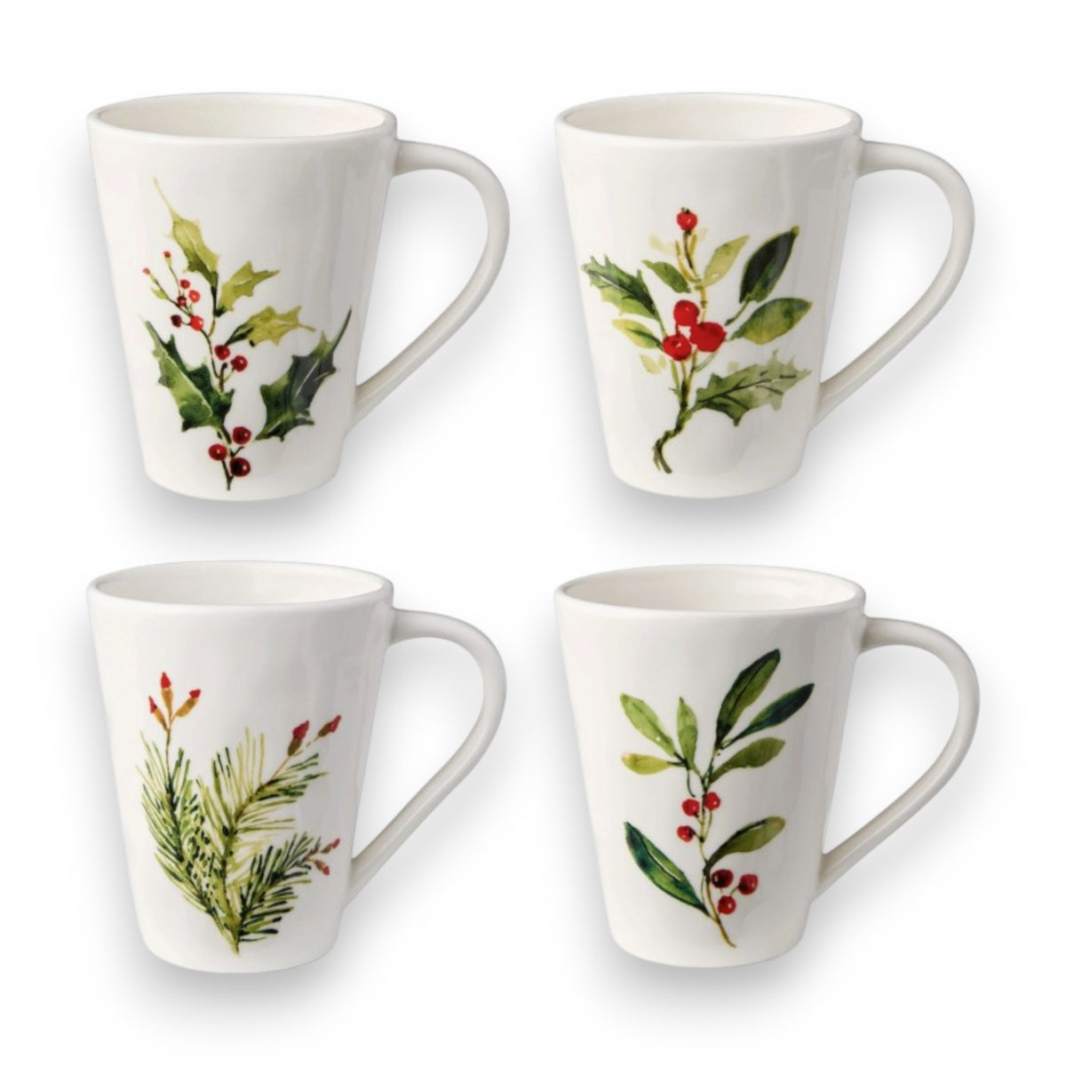 Holly and Vines Single Mug - A Taste of Kentucky