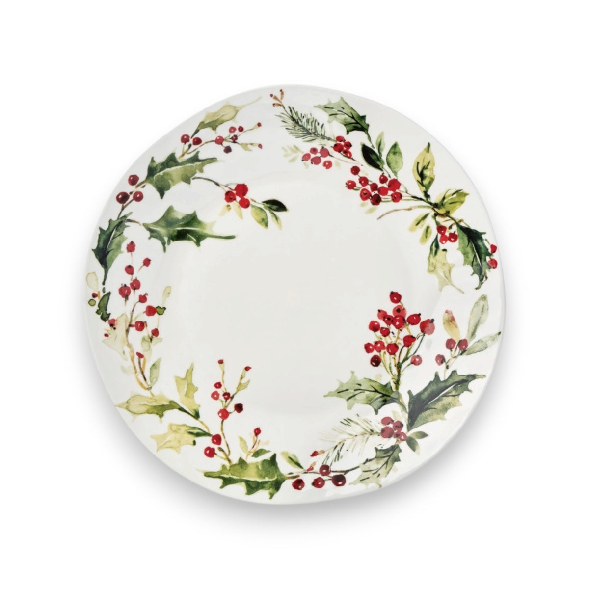 Holly and Vines Round 13" Platter - A Taste of Kentucky