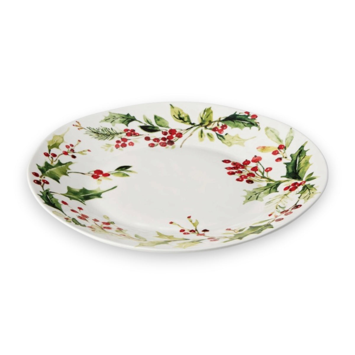 Holly and Vines Round 13" Platter - A Taste of Kentucky