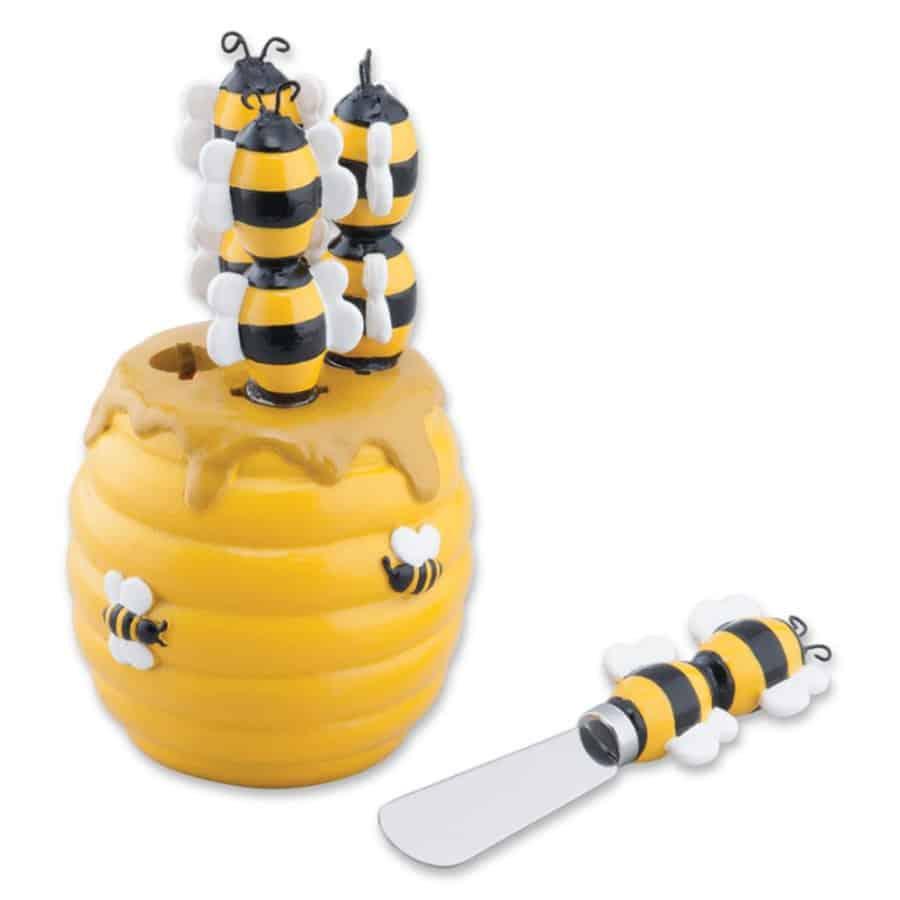 Honey Bees Cheese Spreader Set - A Taste of Kentucky