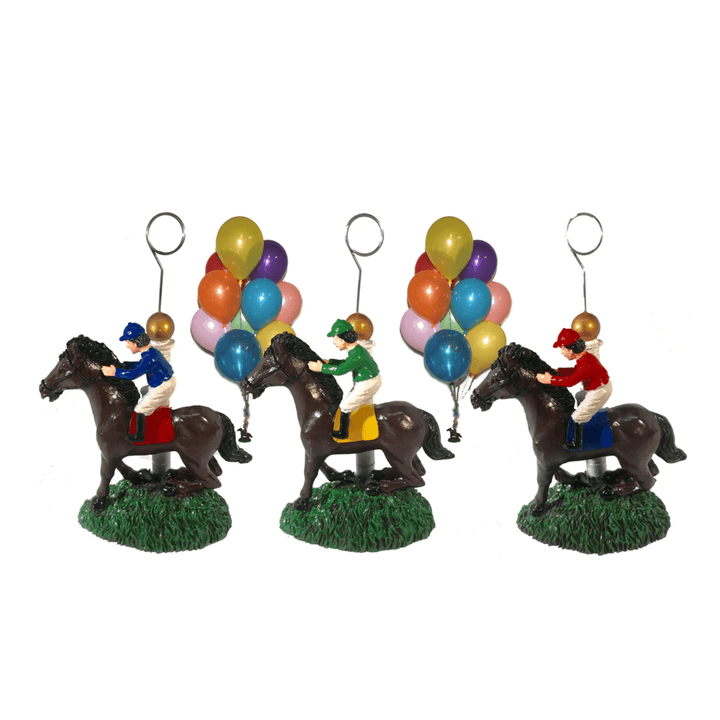 Horse and Jockey Photo & Balloon Holder - A Taste of Kentucky