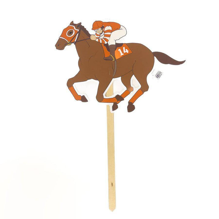 Horse & Jockey Cutout on a Stick - A Taste of Kentucky