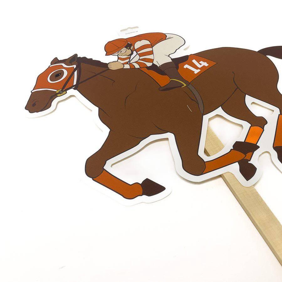 Horse & Jockey Cutout on a Stick - A Taste of Kentucky