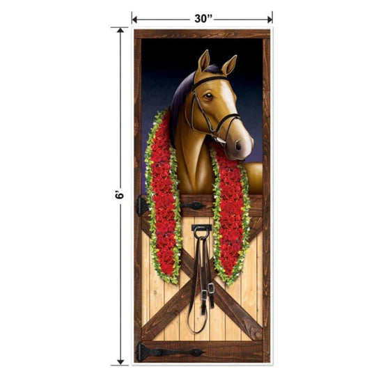 Horse Racing Door Cover - A Taste of Kentucky