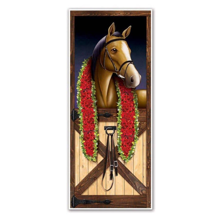 Horse Racing Door Cover - A Taste of Kentucky