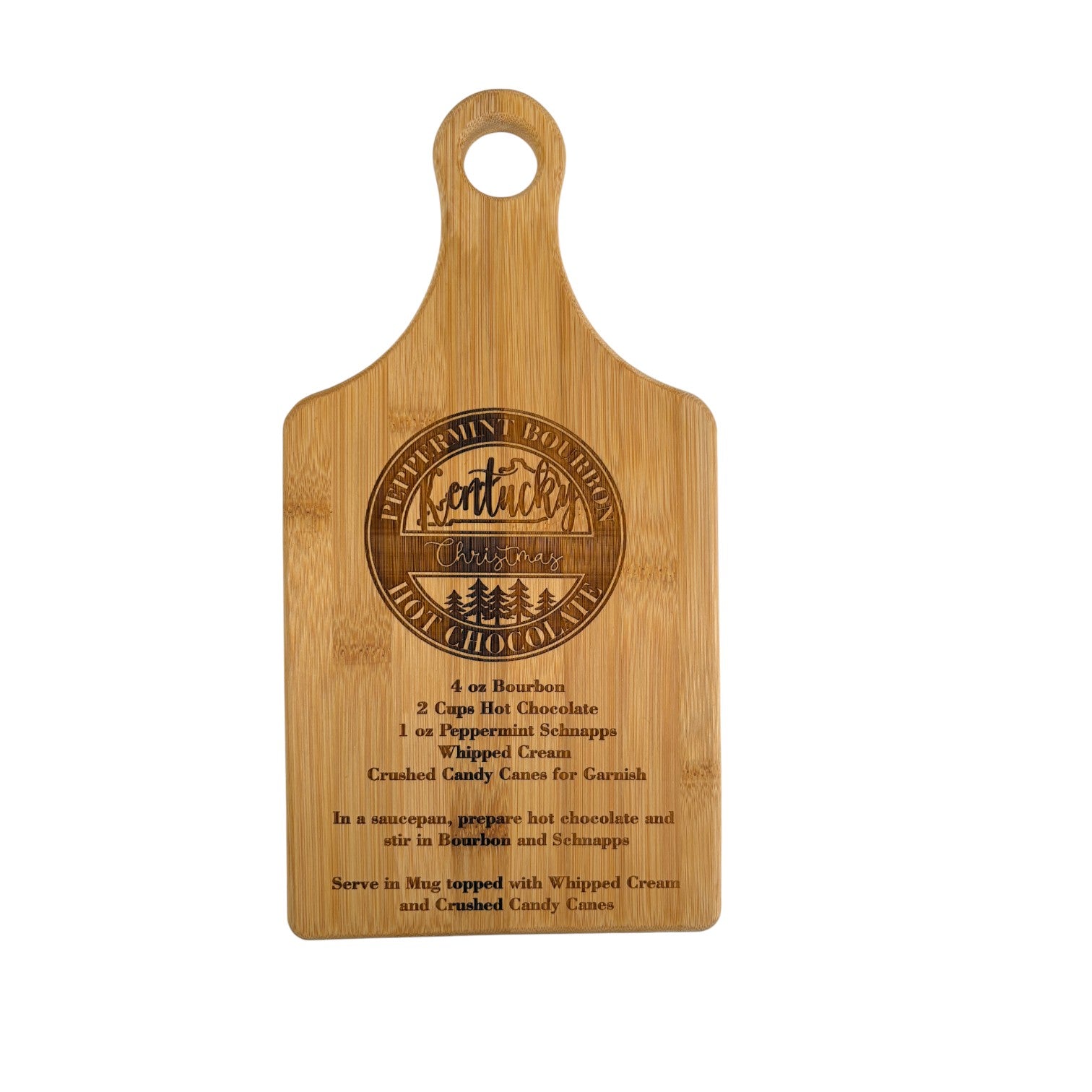 Kentucky Christmas Bamboo Cutting Board