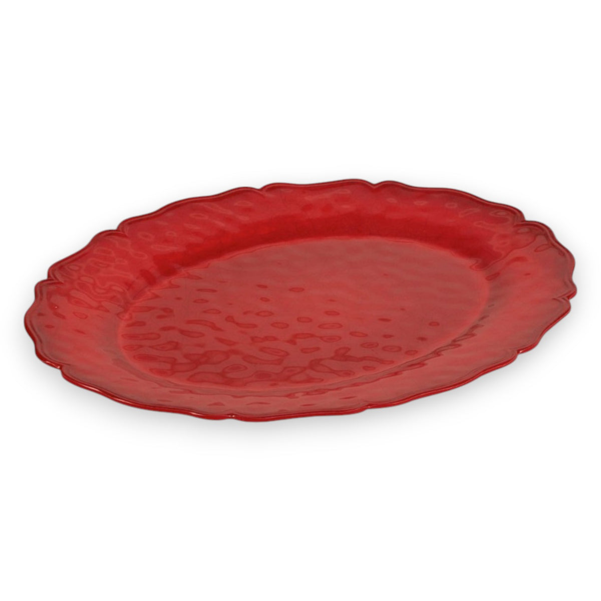 Isabella Red Holiday Oval Melamine Platter - A Taste of Kentucky