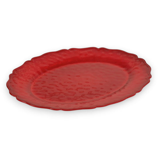 Isabella Red Holiday Oval Melamine Platter - A Taste of Kentucky