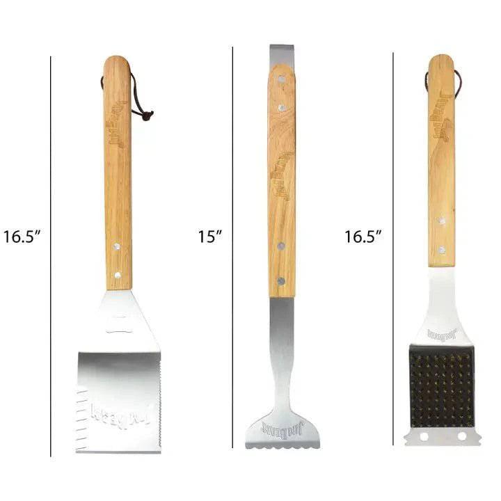 Jim Beam 3 Piece BBQ Tool Set - A Taste of Kentucky