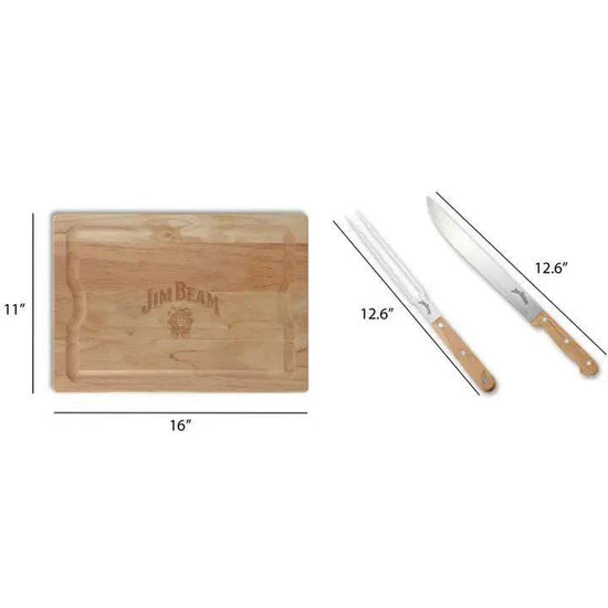 Jim Beam 3 Piece Carving Set - A Taste of Kentucky