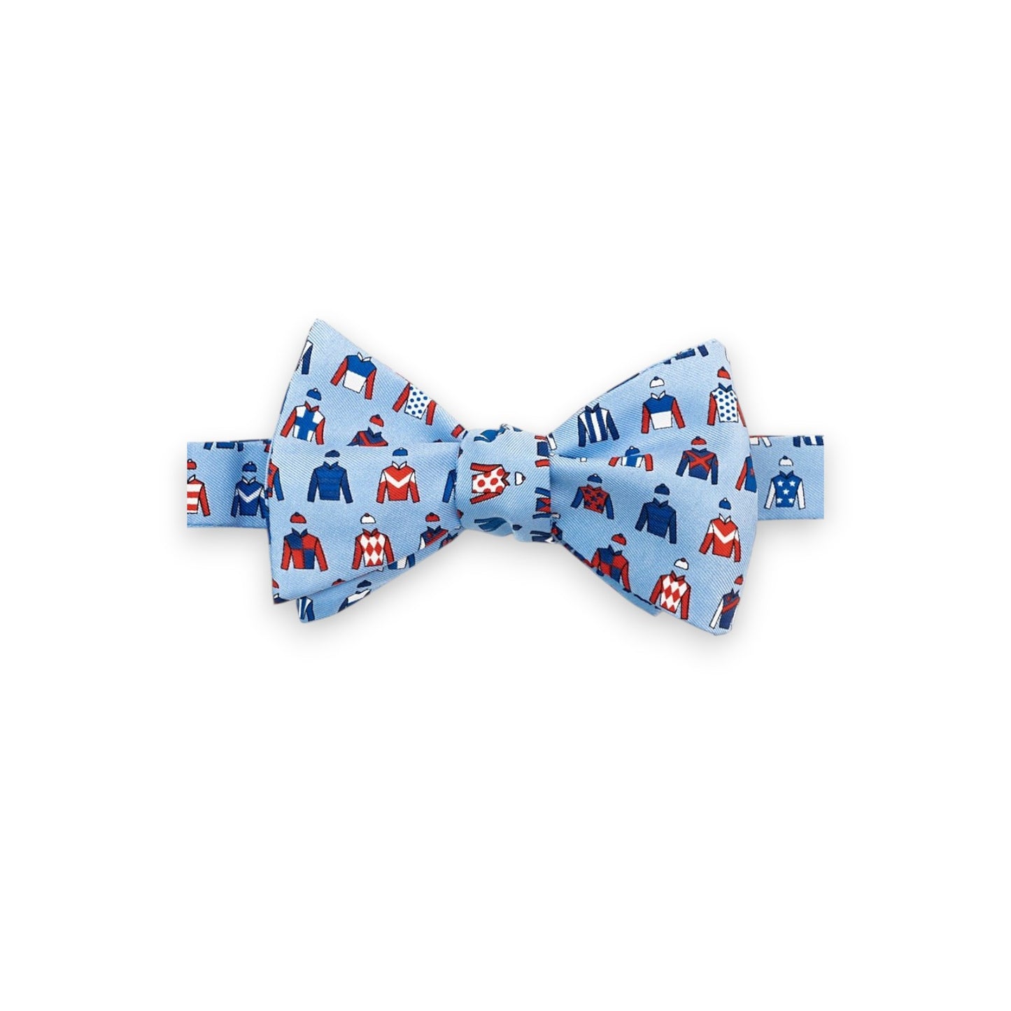 Jockey Chic 100% Silk Tie & Bow Tie - Kentucky Derby Equestrian Pattern - A Taste of Kentucky