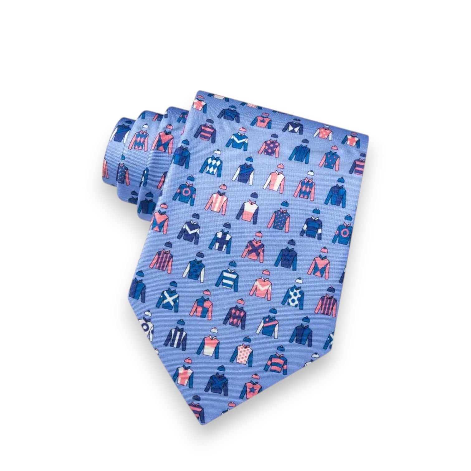 Jockey Chic 100% Silk Tie & Bow Tie - Kentucky Derby Equestrian Pattern - A Taste of Kentucky