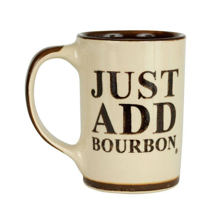 Just Add Bourbon 14oz Stoneware & Co Mug - A Taste of Kentucky