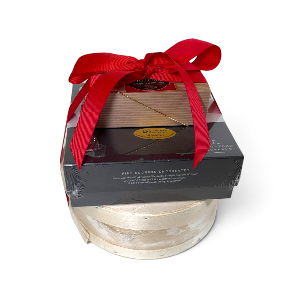 Kentucky Bourbon Cake and Candy Sampler | Bourbon Barrel Cake, Woodford Reserve Bourbon Balls & Modjeska's Gift Tower - A Taste of Kentucky