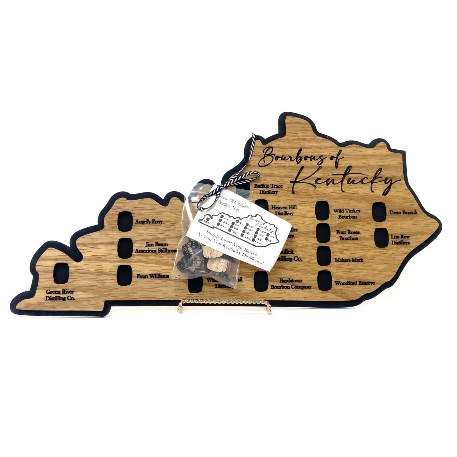 Kentucky Bourbon Distillery Trail Wall Hanging - A Taste of Kentucky