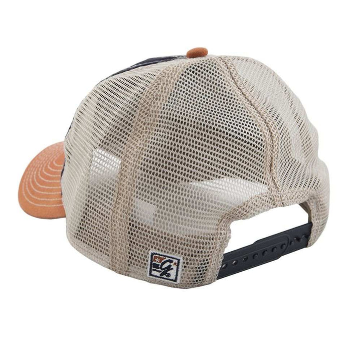 Kentucky Bourbon Trail Navy & Orange Mesh Back Hat - A Taste of Kentucky