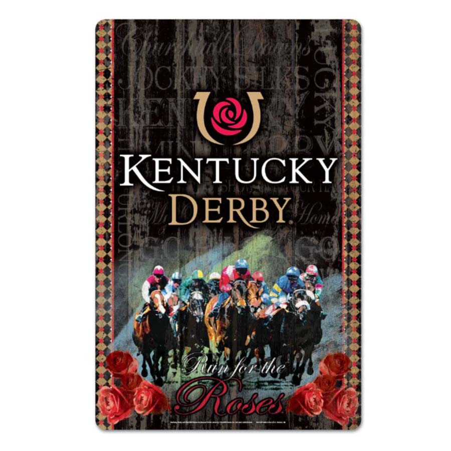 Kentucky Derby 11" x 17" Wooden Sign - A Taste of Kentucky