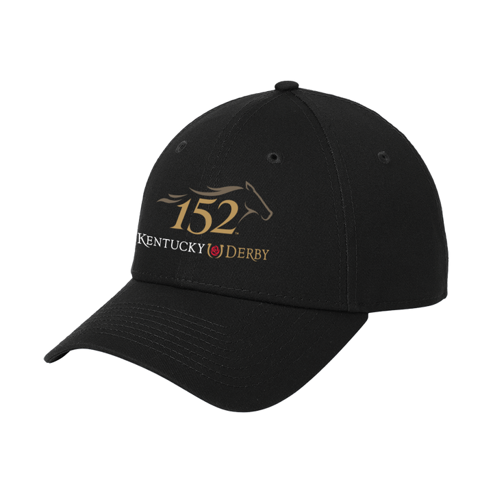 Black cap with Kentucky Derby 152 logo on a white background