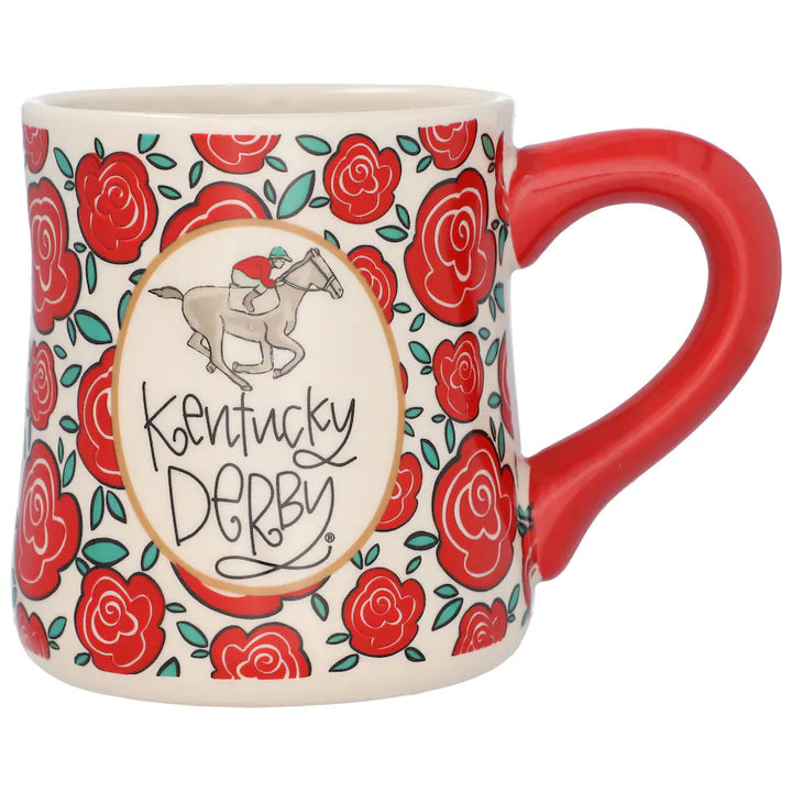 Kentucky Derby 20oz Ceramic Mug – Run for the Roses - A Taste of Kentucky