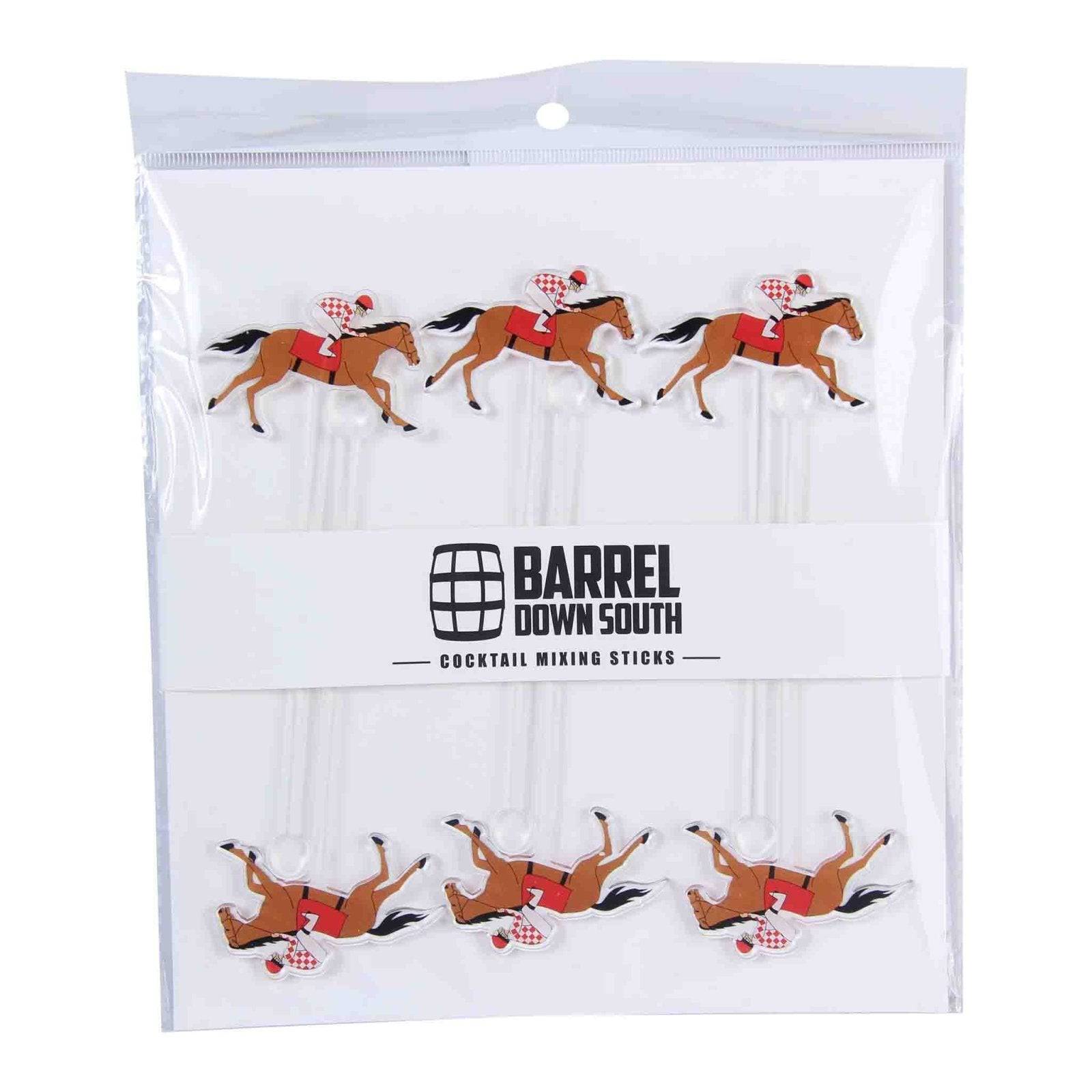 Kentucky Derby Barrel Down South Cocktail Mixing Sticks - A Taste of Kentucky