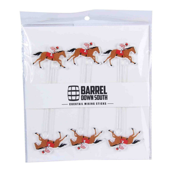 Kentucky Derby Barrel Down South Cocktail Mixing Sticks - A Taste of Kentucky