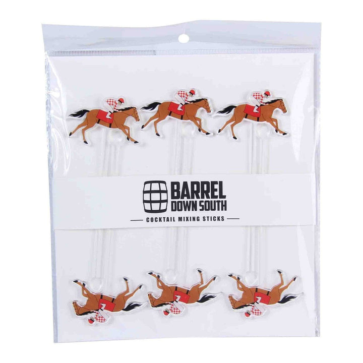 Kentucky Derby Barrel Down South Cocktail Mixing Sticks - A Taste of Kentucky