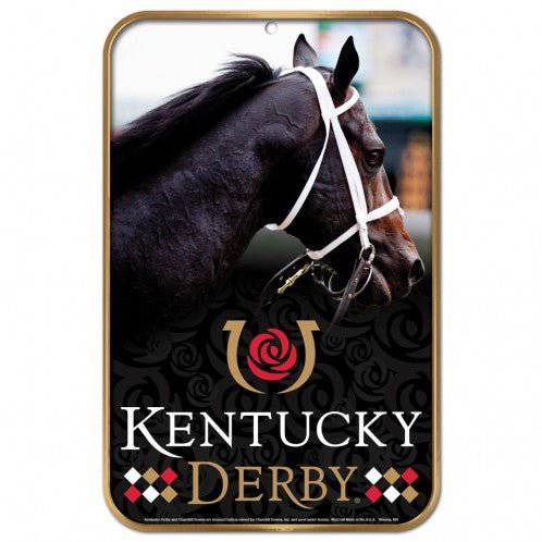 Kentucky Derby Plastic Sign Horse 11" x 17" - A Taste of Kentucky