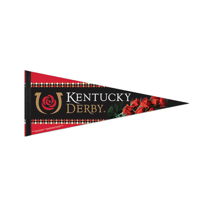 Kentucky Derby WinCraft 12" x 30" Roses Premium Quality Pennant - A Taste of Kentucky