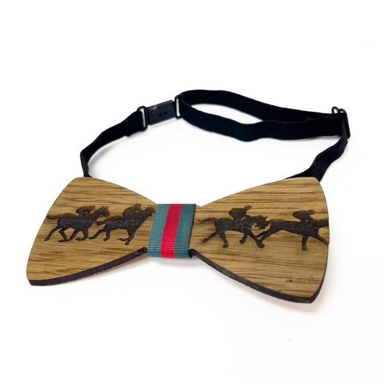 Kentucky Derby Wooden Bow Tie - A Taste of Kentucky