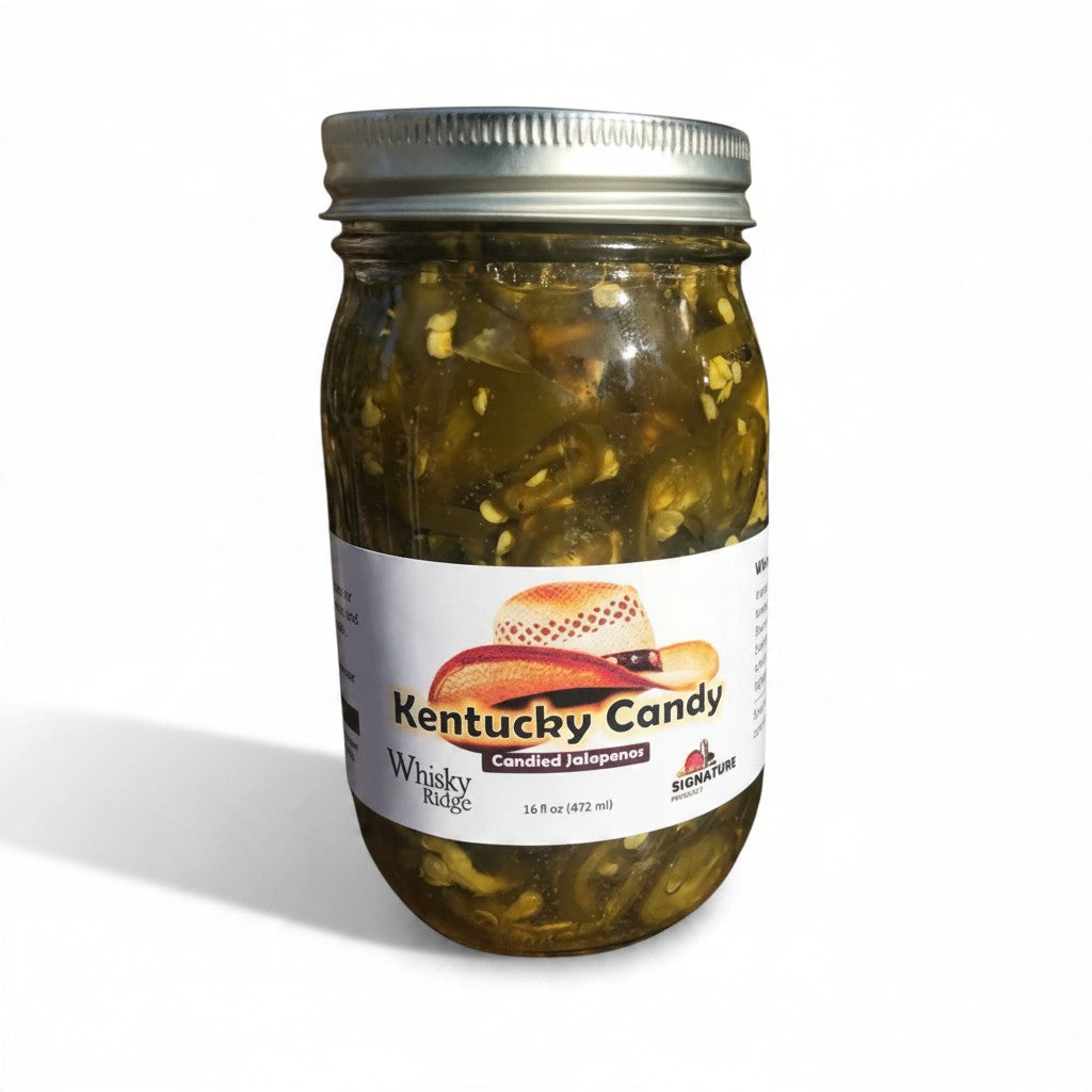 Kentucky Candy | Sweet & Spicy Candied Jalapeños (Cowboy Candy) from Whisky Ridge Farm