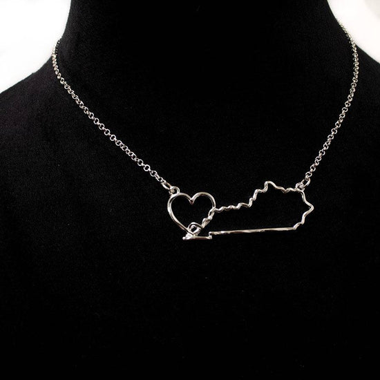 Kentucky Heart Necklace - A Taste of Kentucky