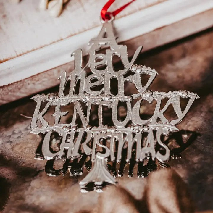 Merry Kentucky Christmas Ornament